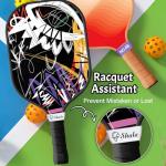 Jumaple Personalized Pickleball Paddle Name Bands - Custom Silicone Band for Grip on Racket, Racquetball - DIY Accessories Gifts for Pickleball Lovers