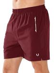 NORTHYARD Men's Running Athletic Shorts 5"/ 7"/ 9" Workout Gym Short Tennis Quick Dry Active Sport Hiking Basketball-5'' Wine-L