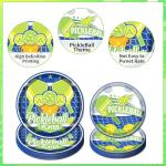 Rakuto Pickleball Party Plates Supplies - 96PCS Pickleball Player Themed Disposable Paper Plates Forks Napkins Tableware Set Pickleball Sports Baby Shower Birthday Party Decorations(24 Guests)