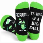 Pickleball Gifts for Women Men, Novelty Pickle Ball Socks Funny Gifts for Dad Mom