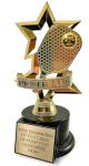 Pickleball Trophy with Custom Engraving - 7.5" Personalized Pickleball Awards for Women, Men, Adults - Funny Pickle Ball Trophies for Champion or Winner