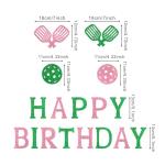 Pickleball Party Decorations, Pickleball Birthday Decorations Includes Glitter Pickleball Birthday Banner Cake Topper Cupcake Toppers Balloons for Pickleball Birthday Decorations Party Favors