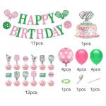 Pickleball Party Decorations, Pickleball Birthday Decorations Includes Glitter Pickleball Birthday Banner Cake Topper Cupcake Toppers Balloons for Pickleball Birthday Decorations Party Favors