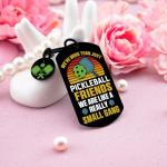 Iweca Pickleball Keychain Accessories Pickleball Gifts For Women Pickle Stuff Long Distance Gift For Women Men Bff Gift For Friends Friendship Gifts For Pickle ball Lover