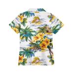 Cndexd Fashion Tropical Plants Polo Shirt for Girls Short Sleeve Golf Shirts Button Up Summer Casual Top Pickleball Shirts with Collar Daily Wear Polo Shirt