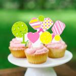48Pcs Pickleball Theme Cupcake Toppers Pickleball Birthday Party Decorations for Girls Women Pink Pickleball Party Cake Cupcake Decorations for Sport Theme Birthday Party Baby Shower Supplies