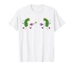 Funny Pickles Playing Pickleball Pickle Ball Women Men Sport T-Shirt