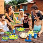 96pcs Pickleball Party Decorations Supplies Pickleball Player Themed Sports Birthday Party Disposable Plates Napkins Set for Baby Shower Brithday Party Decorations Favors Serve 24