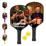 Custom Pickleball Paddles, Personalized Pickleball Paddles, Customized with Any Photo, Text and Logo, Perfect Diy Gift for Friends, Family and Loved Ones