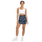 Foruidec Pink Flamingos with Tropical Plants Women's Tennis Skirt with Shorts High Waisted Skort with Pocket Double Layer for Golf Running Workout Pickleball 4XL
