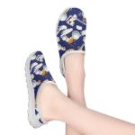 Binienty Women Mules Shoes Painted Pickleball Print Slip On Mesh Walking Shoes Comfortable Lightweight Anti-Slip Camping Tennis Sneakers with Arch Support,US 11