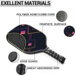 Custom Pickleball Paddles, Personalized Pickleball Paddles, Customized with Any Photo, Text and Logo, Perfect Diy Gift for Friends, Family and Loved Ones