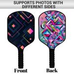 Custom Pickleball Paddles, Personalized Pickleball Paddles, Customized with Any Photo, Text and Logo, Perfect Diy Gift for Friends, Family and Loved Ones