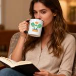 Lxenrra Queen of the Pickleball Court Mug, Pickleball Gifts for Women, Pickleball Lovers Coffee Cup, Pickleball Player Paddle Ball Mug, Birthday Christmas Gifts for Pickleball Fans, 11 Oz Ceramic Cup