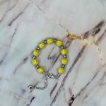 Racquet Inc - Stylish Tennis & Pickleball Bracelet - Lightweight & Tarnish-Resistant Bracelet - Sports-Inspired Jewelry for Women (Tennis Beaded)