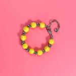 Racquet Inc - Stylish Tennis & Pickleball Bracelet - Lightweight & Tarnish-Resistant Bracelet - Sports-Inspired Jewelry for Women (Tennis Beaded)