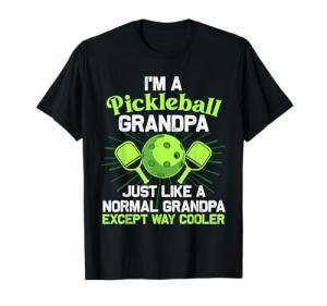 Pickleball Art for Grandpa Men Pickle Ball Pickleball Lover T-Shirt