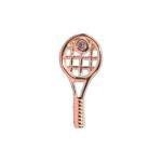 Tennis & Pickleball Earrings – Sporty Jewelry – Lightweight Gift Earrings for Tennis & Pickleball Players, Coaches & Fans – Tennis Gifts, Pickleball Gifts (Tennis Racquet Rose Gold)