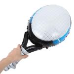 Atpata Funky Tennis Theme Party Set 25" Red & Blue Tennis Racket Balloons & Tennis Ball Balloons (2pcs) Sports Decorations for Tennis Pickleball Squash Players Coach Appreciation & Birthday Decor