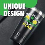 Onebttl Retirement Gifts for Pickleball Lovers, Pickleball Gifts, Insulated 20oz Stainless Steel Travel Tumbler with Lid