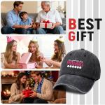 Pickleball Hat Funny Printed Cotton Baseball Cap Adjustable Retro Washed Lightweight and Breathable Unisex Outdoor Sport Sun Hat, Gifts for Pickleball Lover, Players Man Woman Friend Bestie Coworker