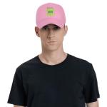 Love Animals Eat Plants Pickleball Hat for Mens Vegan Fashion Caps Pink