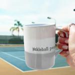 Pavilion - "Pickleball People" Ceramic 18-ounce Mug Pickleball Themed Gifts for Sports Enthusiasts, Gray