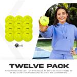 Franklin Sports x-40 Performance Outdoor Pickleballs - Usapa Approved (12 Pack)
