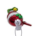 Kurt Adler 3.5-inch Noble Gems™ Pickleball Pickle with Santa Ornament