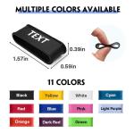 HDSD Custom Pickleball Name Bands for Paddles, Silicone Personalized Loop Grip Strap on Racket Racquetball Paddle, for Pickleball Lovers DIY Gifts