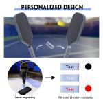 HDSD Custom Pickleball Name Bands for Paddles, Silicone Personalized Loop Grip Strap on Racket Racquetball Paddle, for Pickleball Lovers DIY Gifts