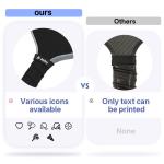 HDSD Custom Pickleball Name Bands for Paddles, Silicone Personalized Loop Grip Strap on Racket Racquetball Paddle, for Pickleball Lovers DIY Gifts