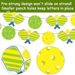 Pickleball Party Banners Cute Pickleball Party Birthday Decorations 4pcs Pickleball Themed Banner Decorations for Pickleball Theme Party Sport Baby Shower Supplies