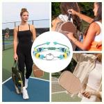 Sistble Pickleball Bracelet Valentines Day Gifts for Pickleball Lovers Pickleball Bracelets for Women Teen Gift Natural Stone Pickleball Accessories Birthday Gifts for Pickleball Friends Sport Jewelry