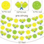 Pickleball Party Banners Cute Pickleball Party Birthday Decorations 4pcs Pickleball Themed Banner Decorations for Pickleball Theme Party Sport Baby Shower Supplies