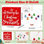 Haooryx Pickleball Christmas Tree Ornament - 1Pc Christmas Decorative Hanging Ornament Pickleball Xmas Tree Home Party Decor Decoration Winter Wonderland Shatterproof Hanging Balls Thank You Gifts