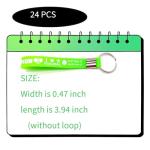 OriniPlay 24PCS Pickleball Theme Silicone Pickleball Sport Party Favors and Supplies Decorations-Motivational Sports Prize-Carnival/Events