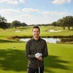 Men’s Funny Long Sleeve Golf Polo Shirt – Moisture Wicking Performance Casual Relaxed Fit Quick Dry Tennis Pickleball Bowling (US, Alpha, 5X-Large, Regular, Regular, Duck)