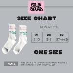 SOLE SQUAD Fun Novelty Pickleball Socks for Women and Men – Great Pickleball Gifts and Accessories For Women – (US, Alpha, One Size, Regular, Regular, Pink Green)