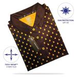 Men’s Funny Long Sleeve Golf Polo Shirt – Moisture Wicking Performance Casual Relaxed Fit Quick Dry Tennis Pickleball Bowling (US, Alpha, 5X-Large, Regular, Regular, Duck)