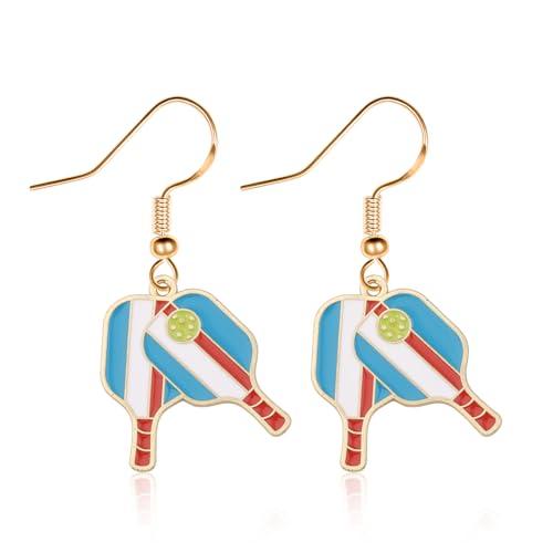 Pickleball Earring Pickleball Player Gift Pickleball Lover Jewelry For Women Pickleball Team Gift (Pickleball Earrings)