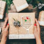 Lemicin Pickleball Christmas Ornament Pickleball Acrylic Tree Hanging Ornaments for Women Kids Sports Lovers Gifts Christmas Tree Wall Window Decoration Farmhouse Hanger Decor