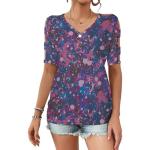 Paint Splatters Shirt Womens Off Shoulder Short Sleeve Casual V Neck Tennis Shirts Soft Tee Going Out Pickleball Shirts Yoga Tee 2XL Purple