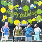 Pickleball Birthday Party Decorations Green Pickleball Happy Birthday Banners for Fantasy Pickleball Theme Party Baby Shower Supplies