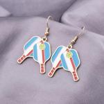 Pickleball Earring Pickleball Player Gift Pickleball Lover Jewelry For Women Pickleball Team Gift (Pickleball Earrings)