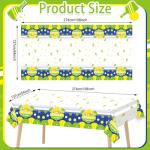 chiazllta 3 Pcs Pickleball Party Tablecloths Pickleball Party Decorations Supplies Pickleballs Player Sport Themed Disposable Waterproof Plastic Table Covers for Baby Shower Birthday Favor Decors