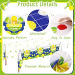 chiazllta 3 Pcs Pickleball Party Tablecloths Pickleball Party Decorations Supplies Pickleballs Player Sport Themed Disposable Waterproof Plastic Table Covers for Baby Shower Birthday Favor Decors