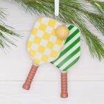 Hallmark Pickleball Paddles Christmas Ornament, Gifts for Sports Fans