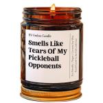 Pickleball Gift, Pickleball Team Gifts, Smells Like The Tears of My Pickleball Opponents, Pickleball Candle, Funny Pickleball Candle Custom Gift Message Candle