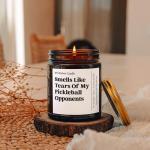 Pickleball Gift, Pickleball Team Gifts, Smells Like The Tears of My Pickleball Opponents, Pickleball Candle, Funny Pickleball Candle Custom Gift Message Candle